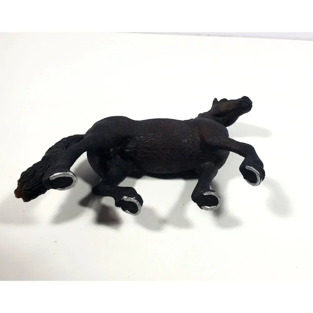 2009 Schleich Freisian Horse D-73527 Realistic Black Figure - Picture 15 of 16